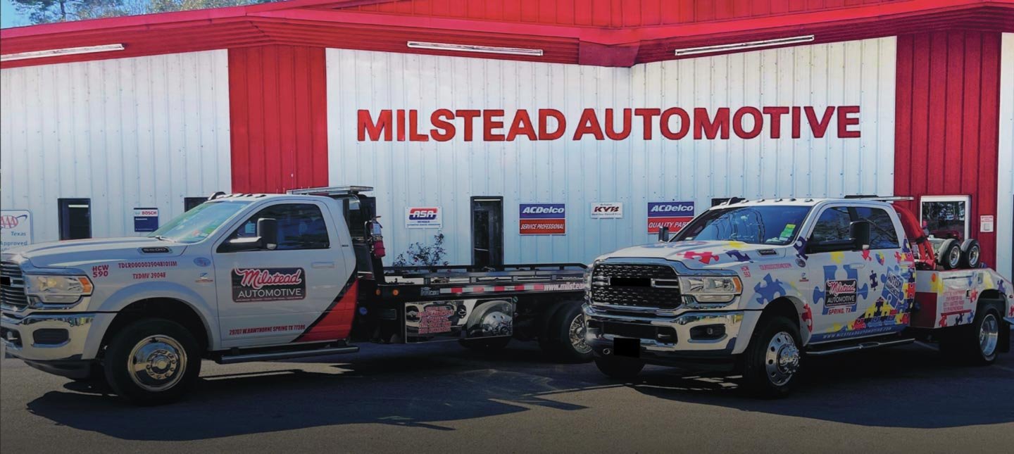 Fleet vehicle maintenance at Milstead Automotive in Spring, TX